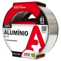 Fita Adesiva Alumínio Flexível Automotiva 25mm x 30m - Adere