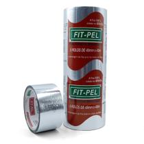 Fita adesiva aluminizada 48 mm x 40 m com 05 peças - 10103931 - Fit-Pel