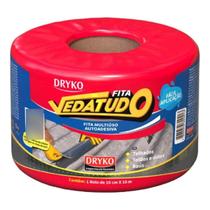 Fita adesiva asfáltica vedatudo aluminizada 10cmx10mt dryko