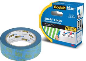 Fita adesiva azul escocês 3,6 cm x 55 m Sharp Lines Fita adesiva azul escocês 3,6 cm x 55 m Sharp Lines