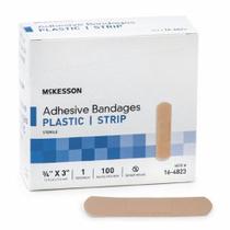 Fita Adesiva Bronzeada McKesson - 3/4 x 3 Polegadas - Pacote com 200 Unidades