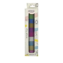 Fita Adesiva Brw Washi Tape Glitter Soul 15Mmx5M 10 Cores