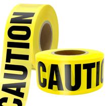 Fita adesiva CH HAICHENG, 3 x 1000 pés, amarelo de Halloween, pacote com 2 unidades