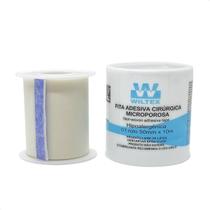 Fita Adesiva Cirúrgica Microporosa Branca 5cm x 10m - Wiltex