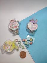 Fita adesiva com cortador no pote fofo