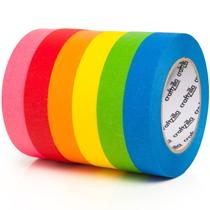 Fita adesiva Craftzilla 6 rolos 300 m x 2,5 cm para pintores coloridos