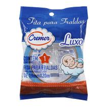 Fita Adesiva Cremer Para Fraldas Luxo Tamanho 19Mmx20M Azul