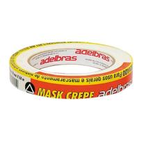 Fita Adesiva crepe 18X50 1 Pacote com 5 rolos - Adelbras Fita Adesiva crepe 18X50 1 Pacote com 5 rolos - Adelbras