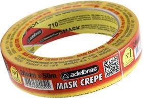 Fita Adesiva crepe 24X50 1 Pacote com 5 rolos - Adelbras Fita Adesiva crepe 24X50 1 Pacote com 5 rolos - Adelbras