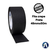 Fita Adesiva Crepe Preta 48Mmx50M