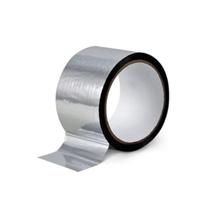 Fita adesiva de alumínio 48mm x 20m vedação, isolamento térmico, resistente à umidade e alta temperatura Fita adesiva de alumínio 48mm x 20m vedação, isolamento térmico, resistente à umidade e alta temperatura