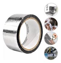 Fita Adesiva De Aluminio Puro 44m 45 Mt Resistente A Quimica