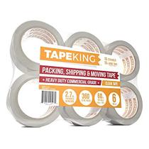 Fita adesiva de embalagem King Clear 60 jardas 6 rolos 2,7 mil Fita adesiva de embalagem King Clear 60 jardas 6 rolos 2,7 mil