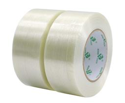 Fita adesiva de filamento BOMEI PACK 5,3 mil 5 cm x 55 m, pacote com 2 Fita adesiva de filamento BOMEI PACK 5,3 mil 5 cm x 55 m, pacote com 2