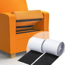 Fita adesiva de gancho e laço de 4 cm x 5 m preta Heavy Duty