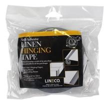 Fita Adesiva De Linho Preto Para Restauro Lineco L533-1016