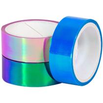 Fita Adesiva Decorada Washi Tape 15X5 Holographic 8 - GNA