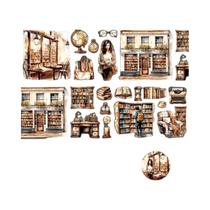 Fita Adesiva Decorativa De Desenho Animado Estética De Menina PET 2M/Rolo Para Scrapbook E Decoração