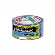 Fita Adesiva Demarcação De Solo Adelbras 48Mmx14M Azul