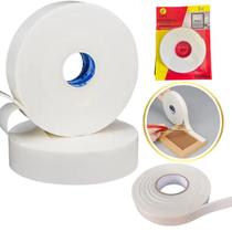 Fita Adesiva Dupla Face Espuma Uso Geral 1,8cm x 3m