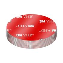 Fita Adesiva Dupla Face Forte 3M Para Paredes, Veículos, Formas Circulares E Quadradas, Sem Resíduos