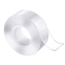 Fita Adesiva Dupla Face Nano PU Gel 1 metro Transparente Casa Fita Adesiva Dupla Face Nano PU Gel 1 metro Transparente Casa