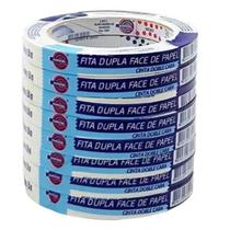 Fita adesiva dupla face papel 12mmx30m kit 8 unidades - eurocel