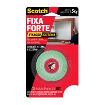 Fita Adesiva Dupla Face Scotch 3M 5kg Fixa Forte 24mmx2m