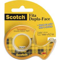 Fita Adesiva Dupla Face Scotch 3M Dispensador 12,7mmX6,3m
