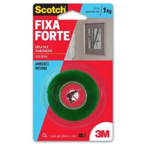 Fita Adesiva Dupla Face Scotch 3M Fixa Forte 24Mmx2M