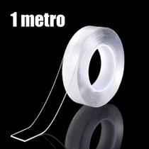 Fita Adesiva Dupla Face Transparente Nano PU Gel 1 metro Casa Fita Adesiva Dupla Face Transparente Nano PU Gel 1 metro Casa