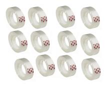 Fita Adesiva Durex 12mm X 28m Transparente Rolo Com 12un