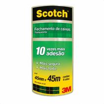 Fita Adesiva Durex Transparente 4.5 Larga 45M Pct 4 Unidades Fita Adesiva Durex Transparente 4.5 Larga 45M Pct 4 Unidades