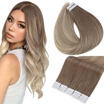Fita adesiva em extensões de cabelo Full Shine Ombre 45cm 20 peças