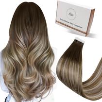 Fita adesiva em extensões de cabelo Hetto Brown Balayage Light Brown
