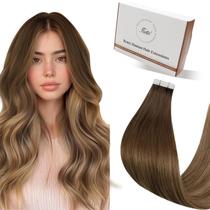 Fita adesiva em extensões de cabelo Hetto Human Hair Balayage 50 g 20 unidades