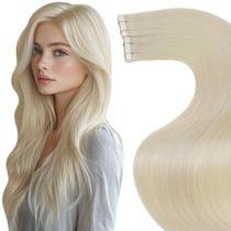 Fita adesiva em extensões de cabelo LaAvoo Blonde 35cm Cabelo humano 50g