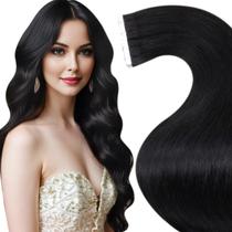Fita adesiva em extensões de cabelo LaAvoo Human Hair 22 cm 50 g 20 unidades