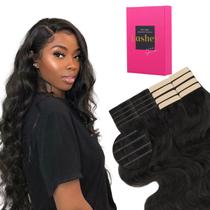 Fita adesiva em extensões de cabelo Lashey Invisi Edge 50g 20cm Body Wave