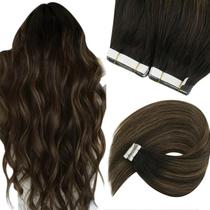 Fita adesiva em extensões de cabelo Sunny Hair Straight Human Hair