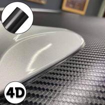 Fita Adesiva Fibra Carbono Preto 4d Faixa - 5mts X 10cm Fita Adesiva Fibra Carbono Preto 4d Faixa - 5mts X 10cm