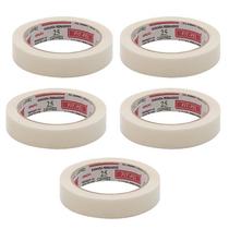 Fita adesiva fina dupla face transparente 19mmx30m kit 05 un Fita adesiva fina dupla face transparente 19mmx30m kit 05 un