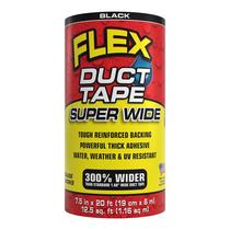 Fita adesiva Flex Super Wide 19 cm x 6 m preta Heavy Duty