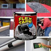 Fita adesiva flex tape black cola tudo para reparos remendo para casa industria e campo com 150cm - AUTOTOOLS