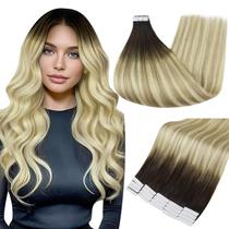 Fita adesiva Full Shine para extensões de cabelo de 40 cm, cor de cabelo humano de 2 a 18 Fita adesiva Full Shine para extensões de cabelo de 40 cm, cor de cabelo humano de 2 a 18