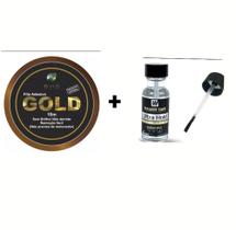 Fita Adesiva Gold 2 Cm 10 Metros + Cola Ultra Hold 15ml Prótese Capilar