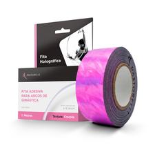 Fita adesiva holográfica new crackle Pastorelli - Rosa