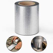 Fita Adesiva Impermeável Prática e Resistente 15cm x 10m Prateada Telhado Calhas Dutos