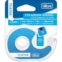 Fita Adesiva Invisível TiliStick 18mm x 7,6m - Tilibra - 337111