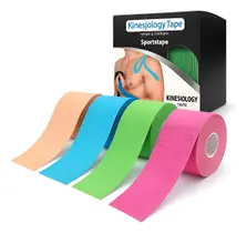 Fita Adesiva Kinesio Fitness Bandagem Dor Muscular Fisio